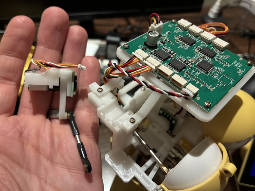removing an eyelid motor